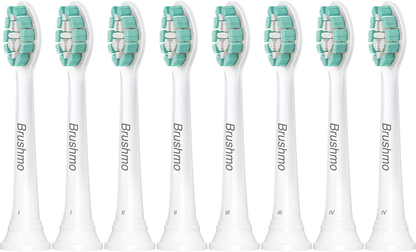 Brushmo Replacement Toothbrush Heads Compatible with Sonicare Electric Toothbrush 8 Pack