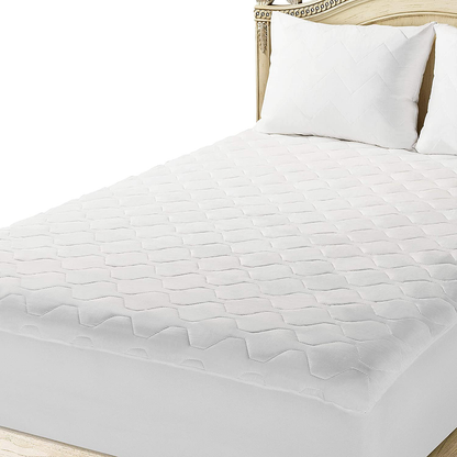 The Grand Mattress Pad Cover Fitted, Deep Pockets Bed Protection, Only Quality Fabrics Used & Breathable (Queen 60x80)