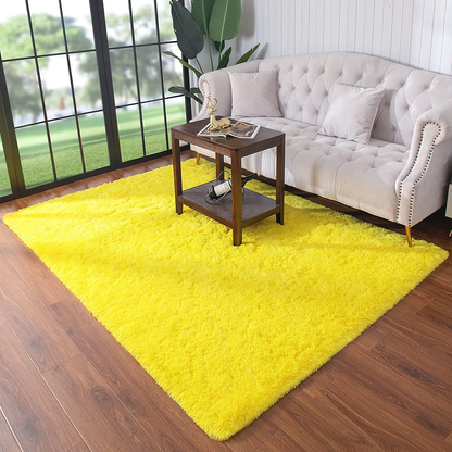 LOCHAS Ultra Soft Indoor Modern Area Rugs Fluffy Living Room Carpets for Children Bedroom Home Decor Nursery Rug 2x3 Feet, Purple