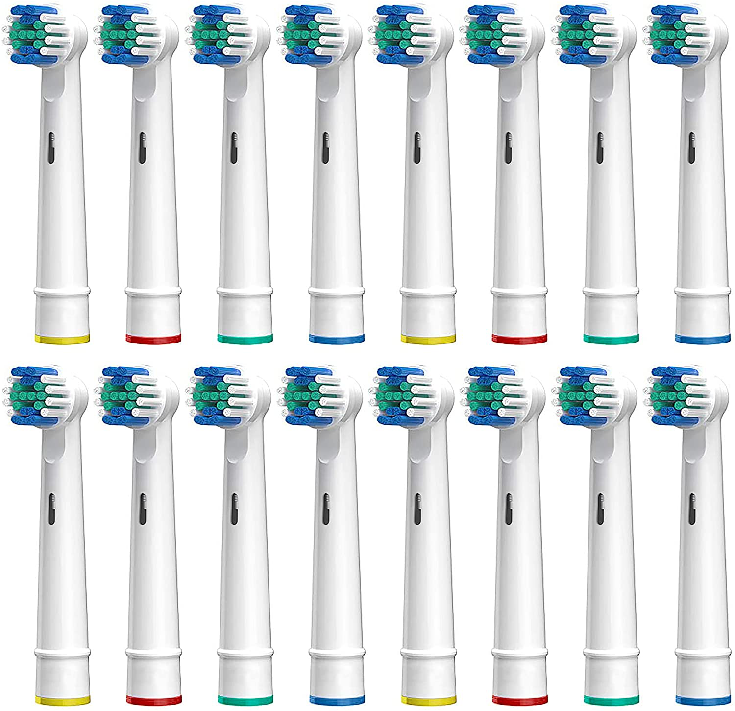 Electric Toothbrush Replacement Heads Compatible with Oral B Precision Clean Electric Toothbrush Soft Bristles Brush Heads