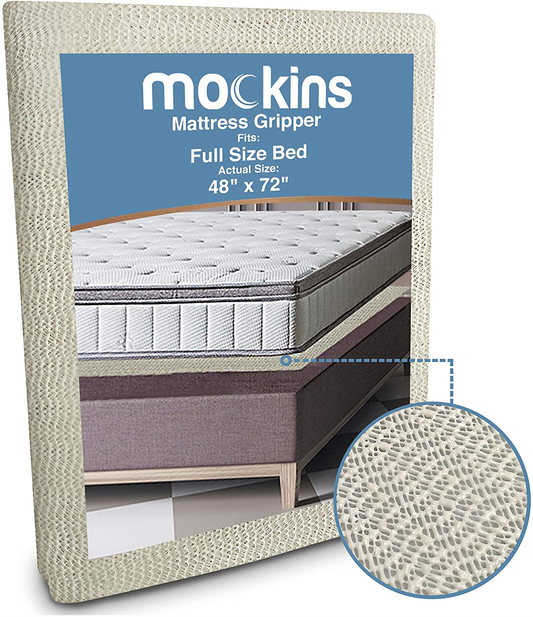 Mockins Full Size 48" x 72" Slip Resistant Mattress Pad | Prevents Mattress & Topper from Slipping & Sliding | Strong & Durable Gripper Pad | Multi-Purpose & Customizable…