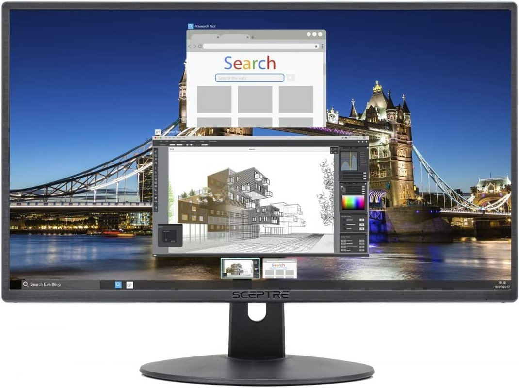 Sceptre 20" 1600x900 75Hz Ultra Thin LED Monitor 2x HDMI VGA Built-in Speakers