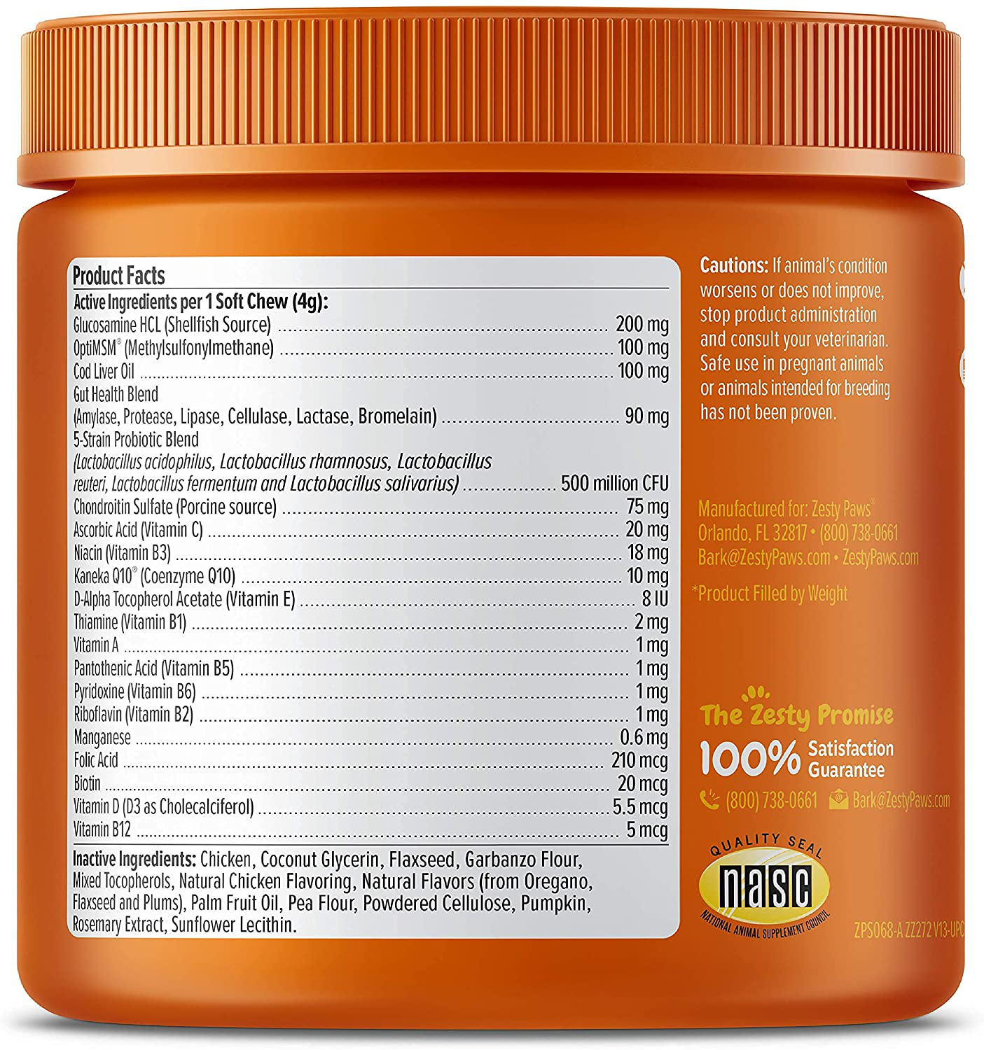Glucosamine Chondroitin for Joint Support with Probiotics for Gut & Immune Health