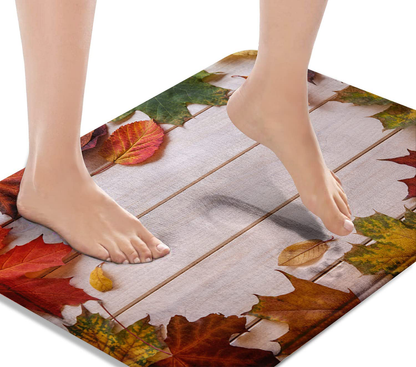 Bath Mats for Bathroom, Bathroom Mats Rugs Non-Slip,  Washable Cover 