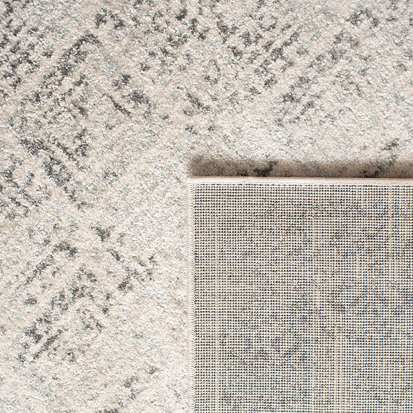 Safavieh Tulum Collection TUL264C Moroccan Boho Distressed Non-Shedding Stain Resistant Living Room Bedroom Runner, 2' x 9' , Ivory / Terracotta