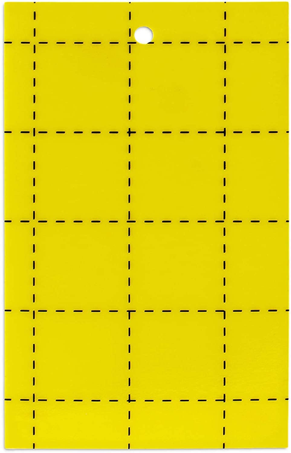 Catchmaster 72 Count - Double Sided Flying Insect Trap - Pest Monitor Bug Catcher - Yellow Sticky Cards - 72 Cards