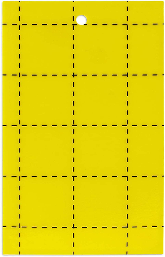 Catchmaster 72 Count - Double Sided Flying Insect Trap - Pest Monitor Bug Catcher - Yellow Sticky Cards - 72 Cards