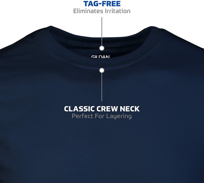 5 Pack Men's Crew T-Shirts in Assorted Colors