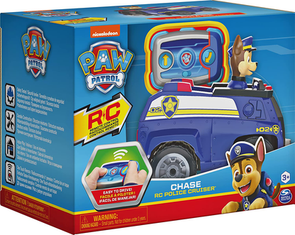 Paw Patrol, Chase Remote Control Police Cruiser with 2-Way Steering, for Kids Aged 3 and Up