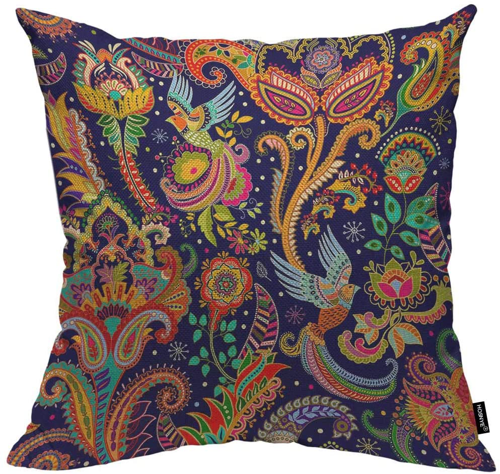 Cotton Linen Throw Pillow Case Pillow Cushion Covers Home Sofa Decorative 18 X 18 Inch