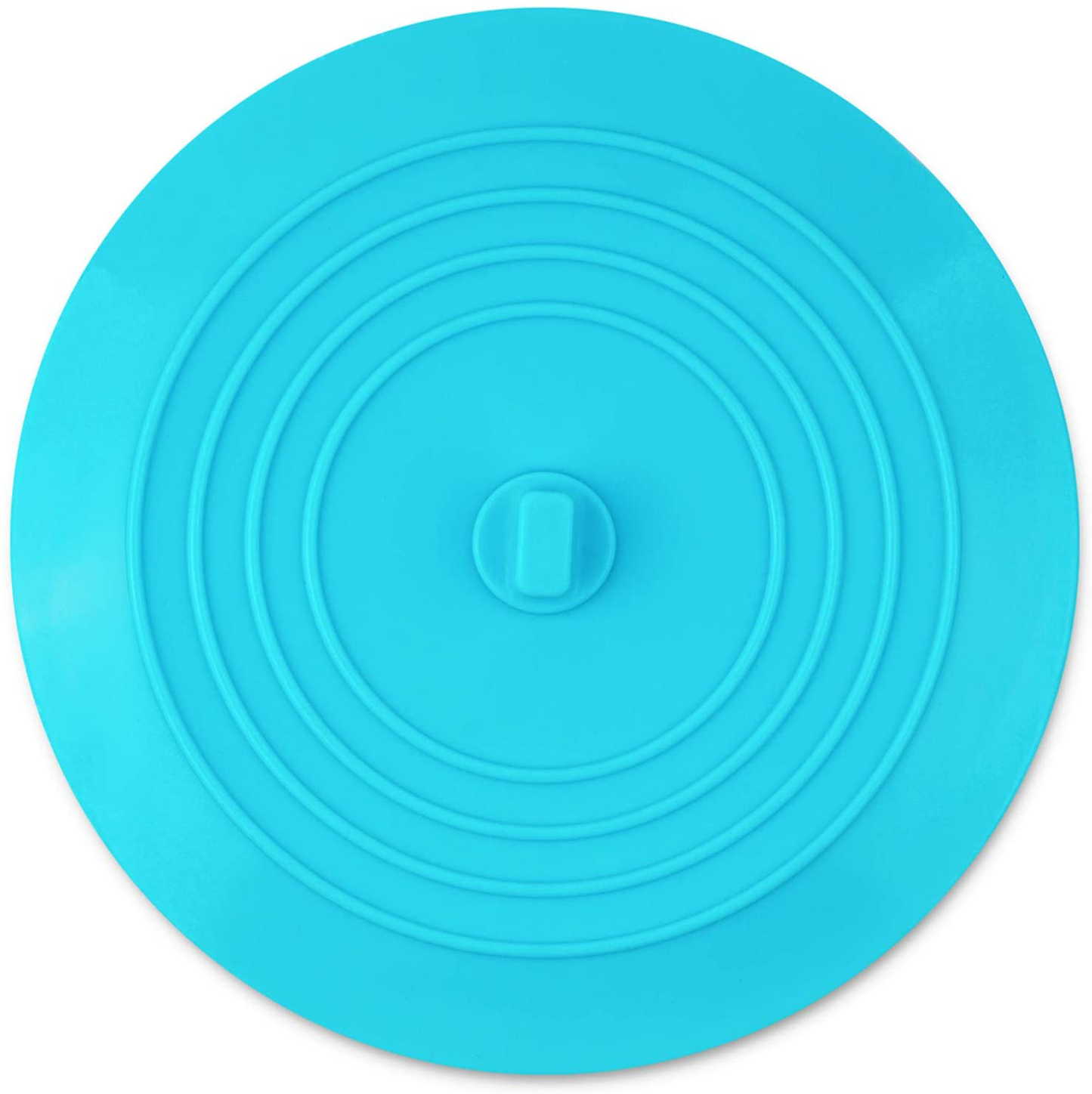 Silicone Bathtub Stopper, 6 Inches Large Drain Stopper, Flat Suction Drain Cover, Tub Stopper Drain Plug for Kitchen, Bathtub and Laundry