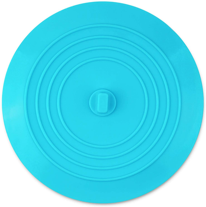 Silicone Bathtub Stopper, 6 Inches Large Drain Stopper, Flat Suction Drain Cover, Tub Stopper Drain Plug for Kitchen, Bathtub and Laundry