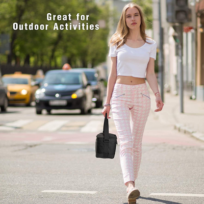 Insulated lunch Bag, AirBuyW 6 Cans Small Leak proof Insulated Cooler Box Tote Container Lunch Bag Pack With Adjustable Strap For Women Men