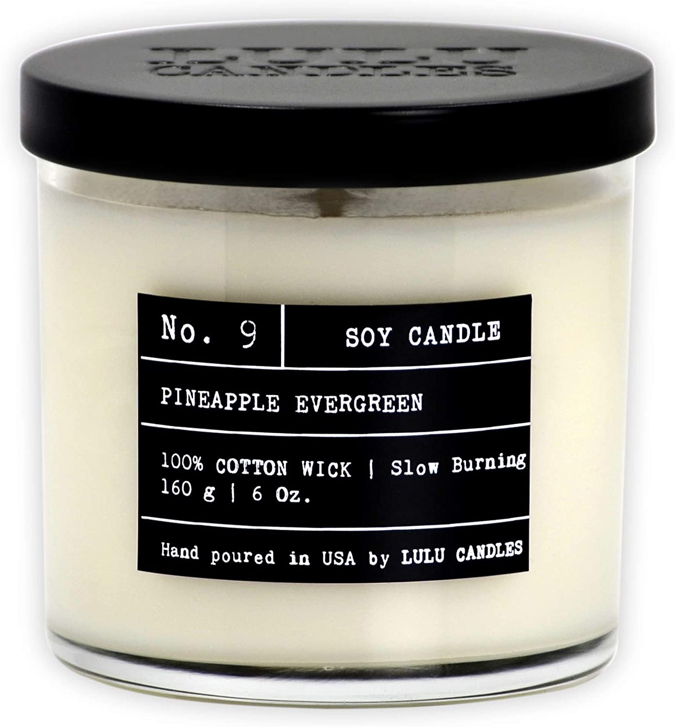 Lulu Candles | Fresh Linen | Luxury Scented Soy Jar Candle | Hand Poured in The USA | Highly Scented & Long Lasting - 2 Pack - 9 Oz. - NO LID