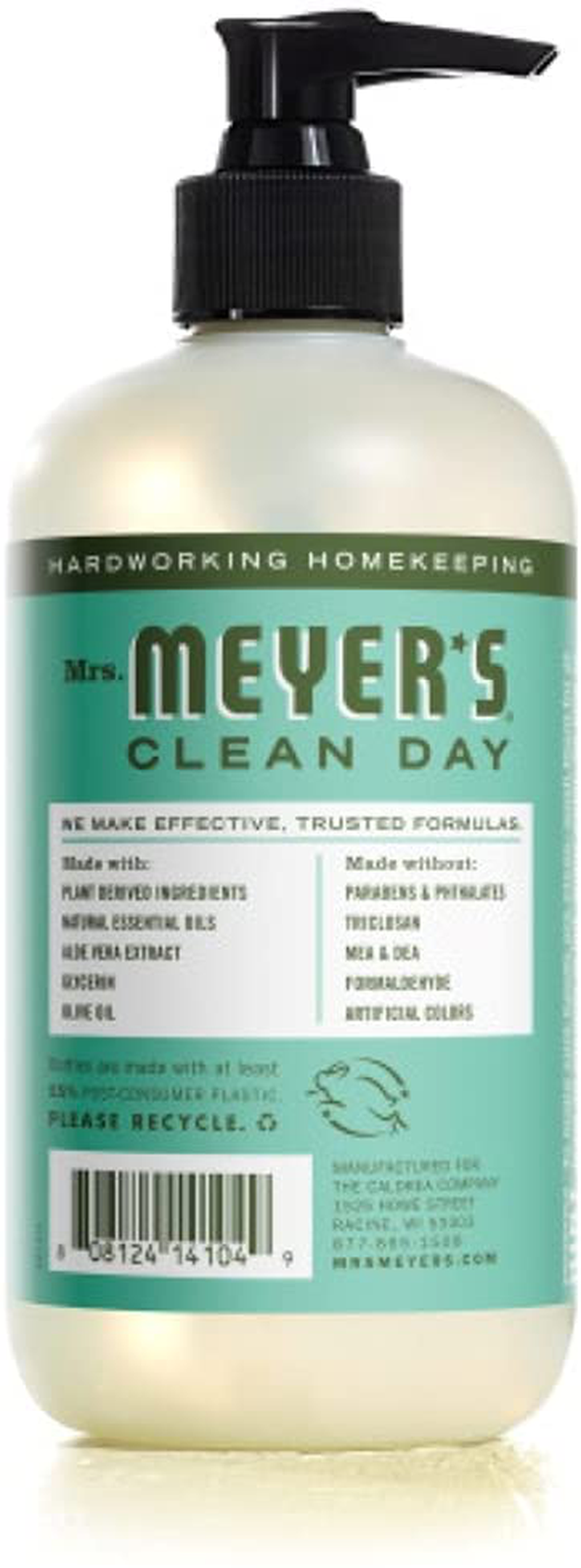 Mrs. Meyer's Clean Day Liquid Hand Soap, Cruelty Free and Biodegradable Hand Wash Made with Essential Oils, Peony Scent, 12.5 oz - Pack of 3