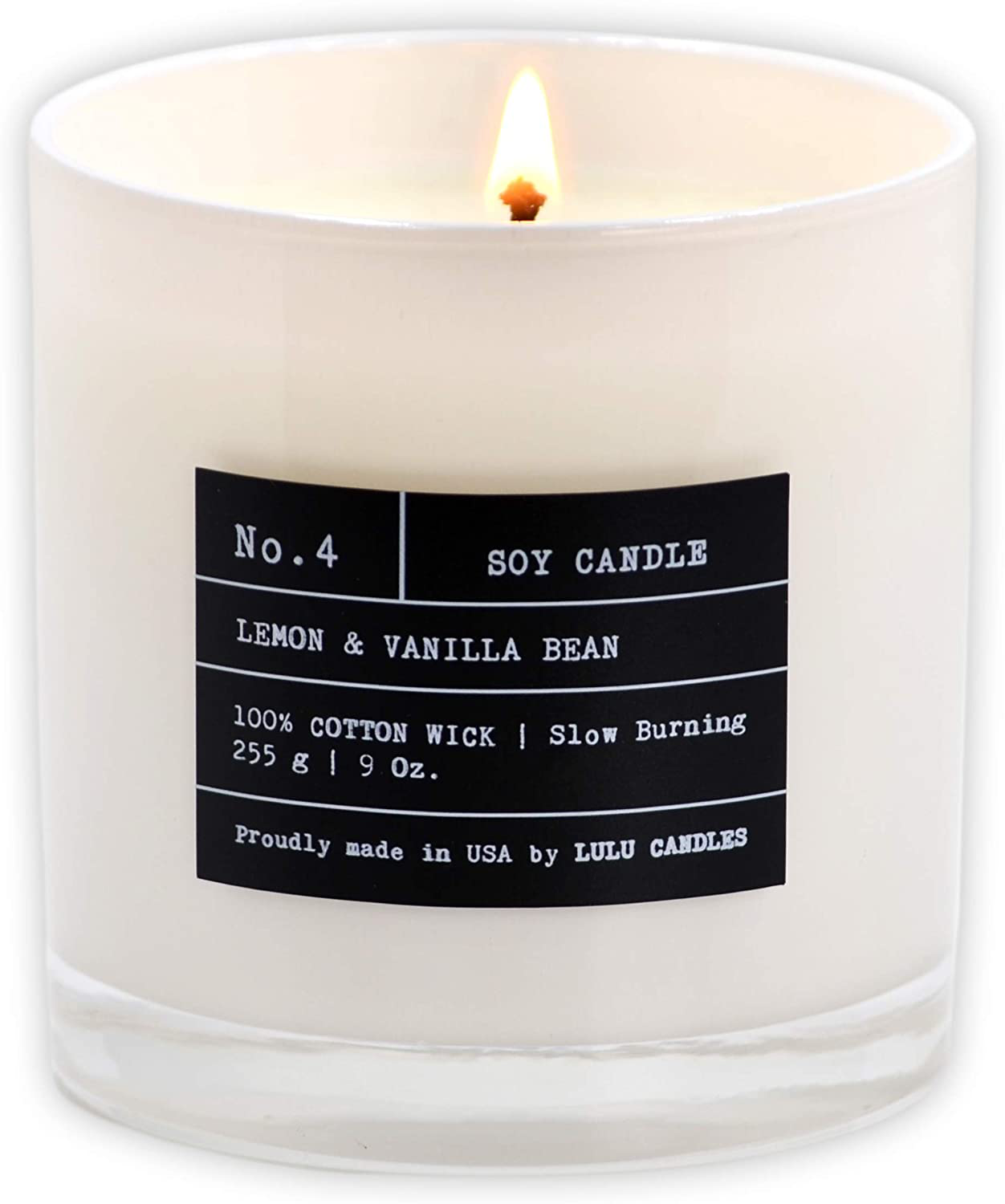 Lulu Candles | Fresh Linen | Luxury Scented Soy Jar Candle | Hand Poured in The USA | Highly Scented & Long Lasting - 2 Pack - 9 Oz. - NO LID