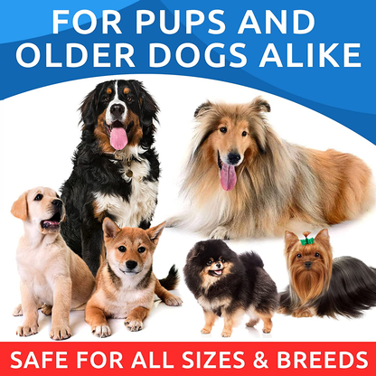 Bark&Spark Omega 3 for Dogs - 180 Fish Oil Chews - Allergy and Itch Relief - Anti-Shedding - Hot Spots Treatment - Joint Health - Skin and Coat Supplement - EPA & DHA Fatty Acids - Salmon Oil