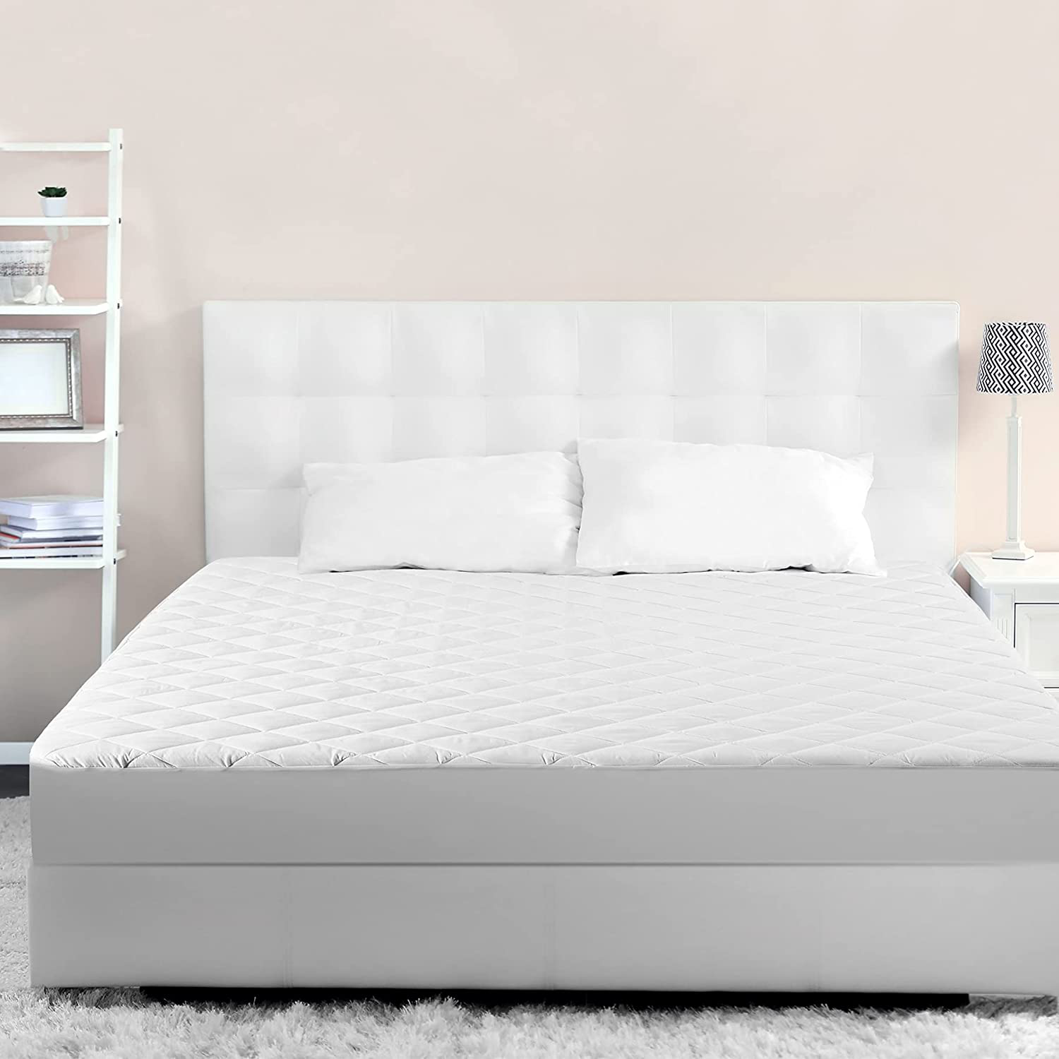 Ralawen Mattress Pad Queen,100% Waterproof Mattress Cover, Breathable Noiseless Mattress Protector with 8-21" Deep Pocket