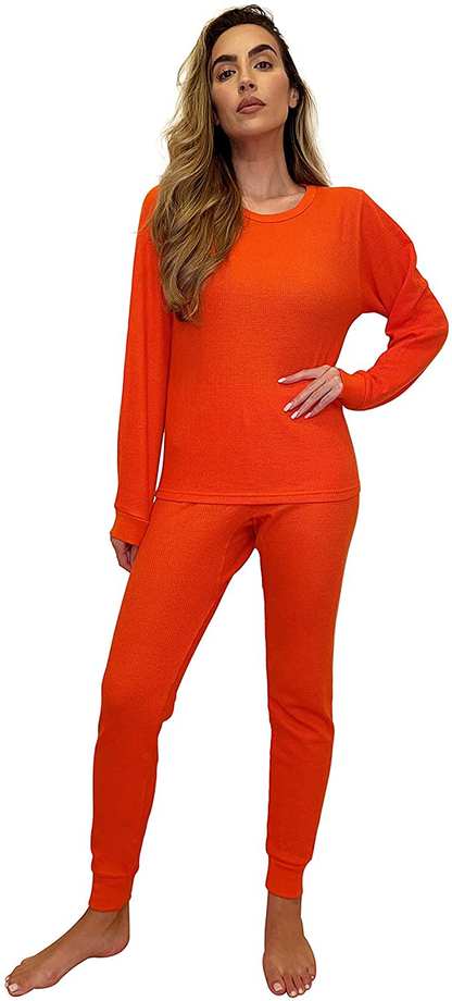 Just Love Women's Thermal Underwear Pajamas Set