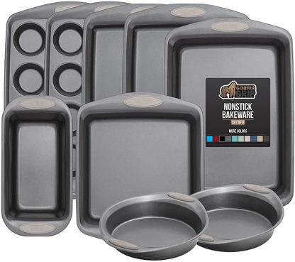 Multipack Gorilla Grip Bakeware Sets, Nonstick, Heavy Duty Carbon Steel