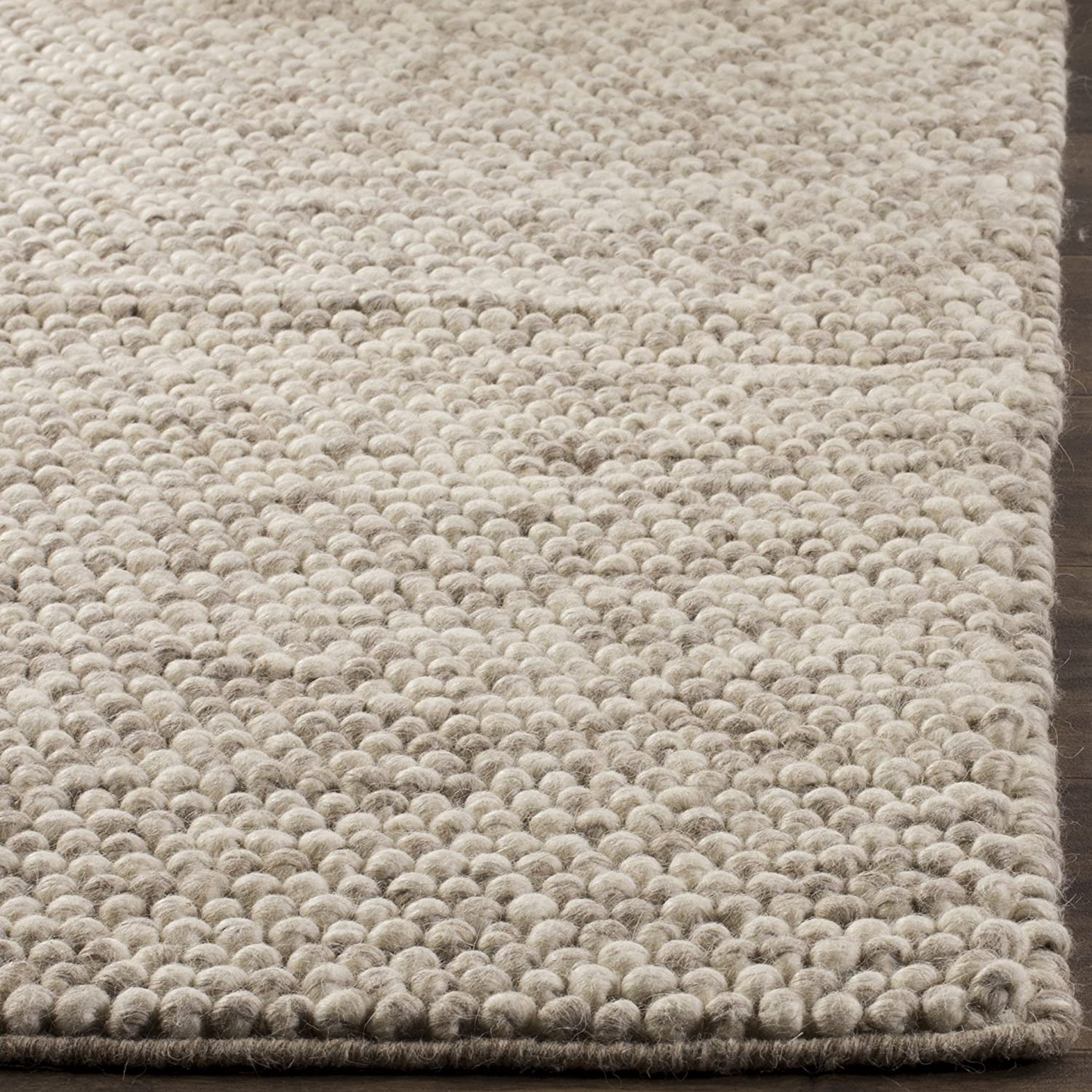 Safavieh Natura Collection NAT620B Handmade Premium Wool Runner, 2' x 6' , Beige