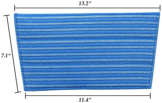 Haan RMF-4X Ultra-Clean Pads, Ultra-Microfiber Steam Cleaning Pads for All FS, SI and MS Series Steamers; 4 Pack