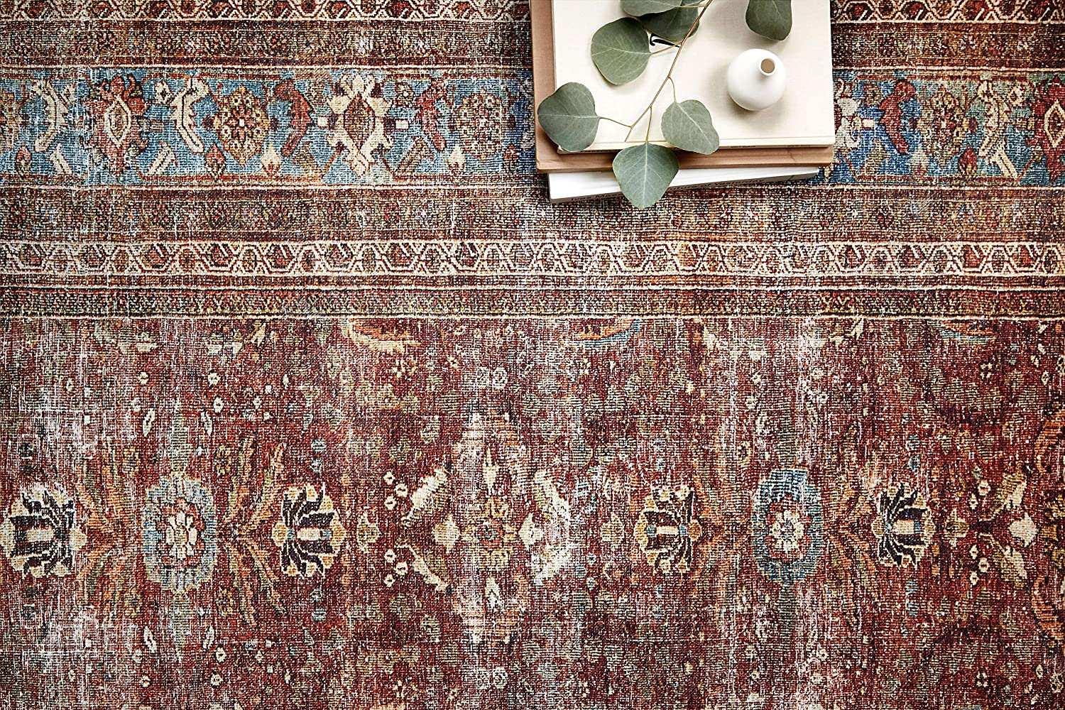 Loloi II Layla LAY-13 Antique Traditional Accent Rug 3'-6" x 5'-6"
