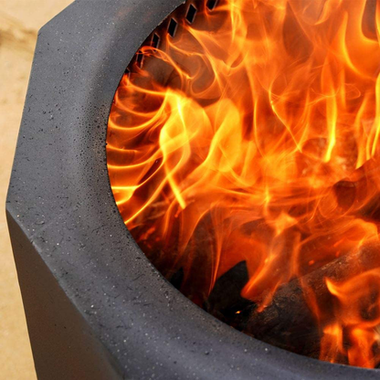 Patented Stainless Bonfire Fire Pit with Portable Carrying Storage Bag, Smoke-Free Firepit Bowl for Wood Pellet with Stand for Outdoor Campfire Flame or BBQ on Patio Garden Backyard - M