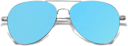 Classic Vintage Metal Frame UV400 Aviator Sunglasses 