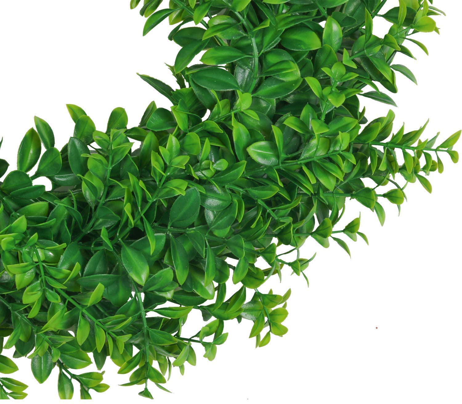 U'Artlines 17" Front Door Wreaths Artificial Spring Summer Greenery Hanging Garland for Home Wedding Wall Window Decoration (17'' Boxwood)