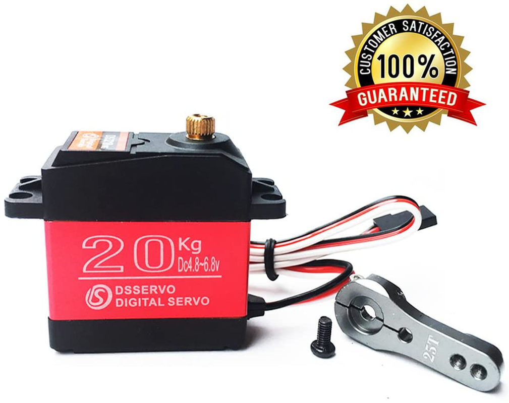ANNIMOS 20KG Digital Servo High Torque Full Metal Gear Waterproof for RC Model DIY, DS3218MG,Control Angle 270°