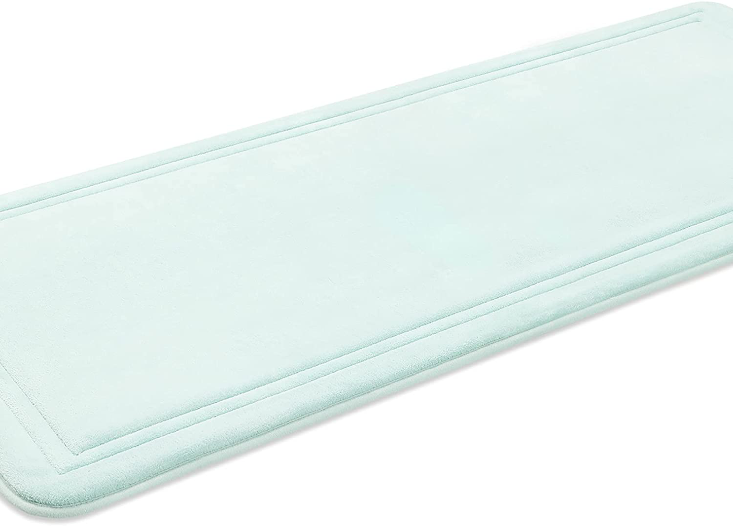 Memory Foam Bath Mat Non Slip Absorbent Super Cozy Velvet Bathroom Rug Carpet, Machine Washable