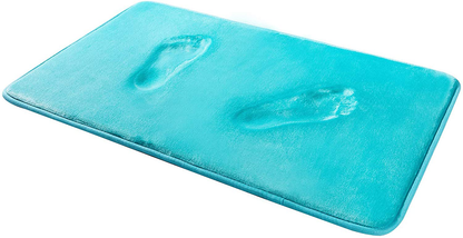 Memory Foam Bath Mat Rug, Comfortable Super Absorbent Machine Wash Non-Slip Thick Bathroom Rug