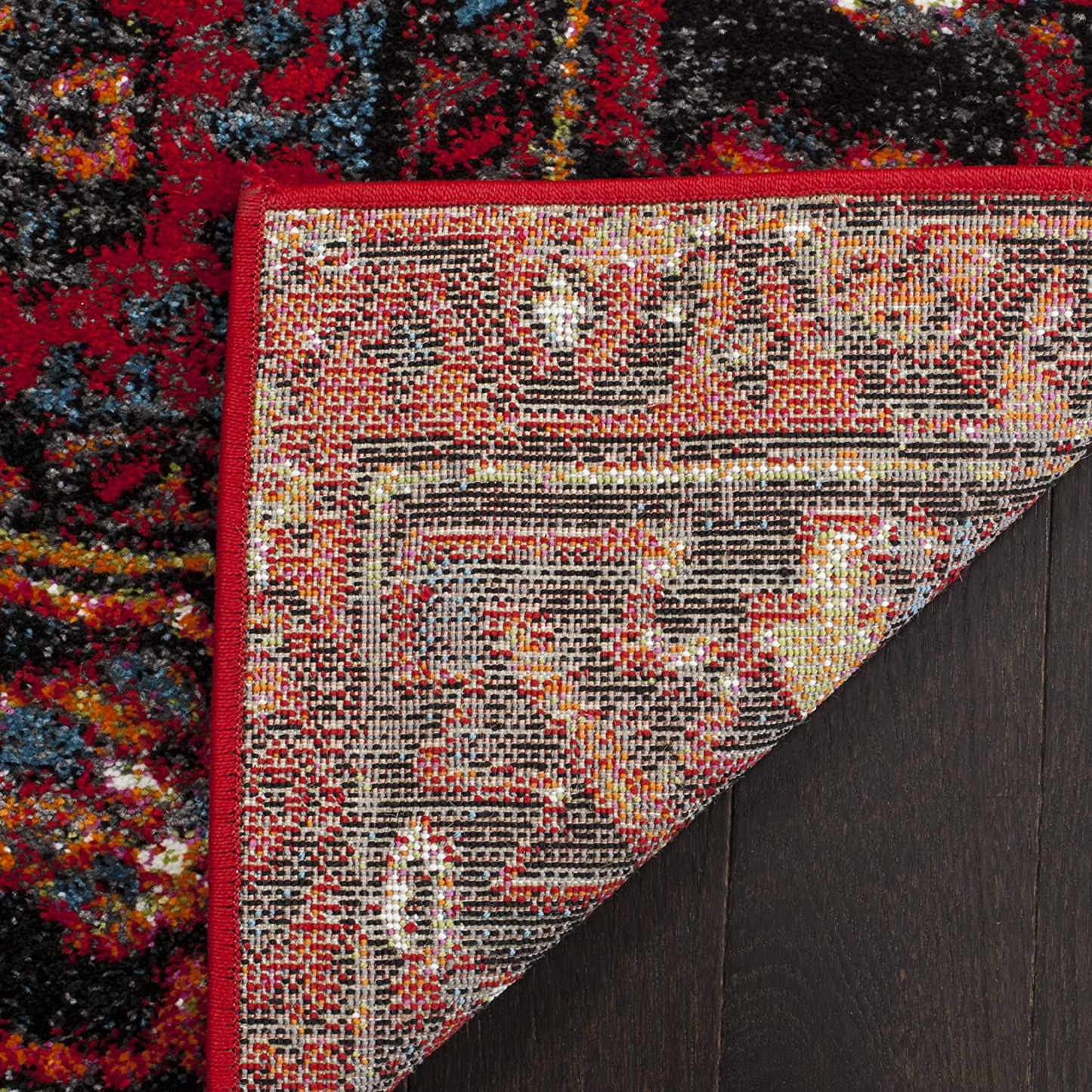 Safavieh Vintage Hamadan Collection VTH211A Oriental Traditional Persian Non-Shedding Stain Resistant Living Room Bedroom Runner, 2'3" x 12' , Red / Multi
