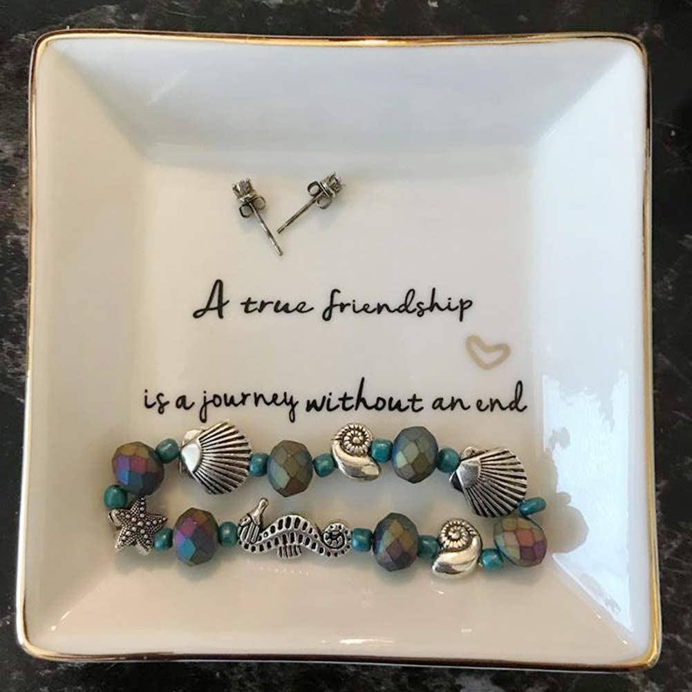 Mother Gifts From Daughter,Daughter Birthday Gift from Mother, Ring Trinket Dish-Mothers and Daughters Never Truly Apart, Maybe in Distance But Never in Heart