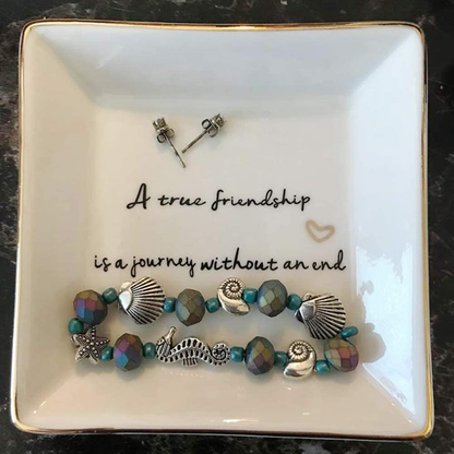 Mother Gifts From Daughter,Daughter Birthday Gift from Mother, Ring Trinket Dish-Mothers and Daughters Never Truly Apart, Maybe in Distance But Never in Heart