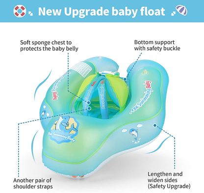 Free Swimming Baby Splash & Play Inflatable Baby Pool Float Swan Toys Swim Trainer for Girls (Pink, Small)