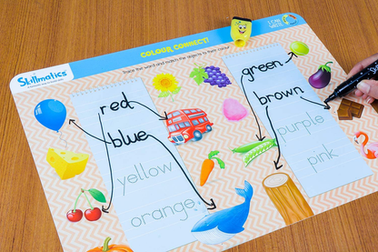 Skillmatics Educational Game : Search and Find | Holiday Gifts & Preschool Learning for Kids Ages 3 to 6 | Reusable Activity Mats with 2 Dry Erase Markers