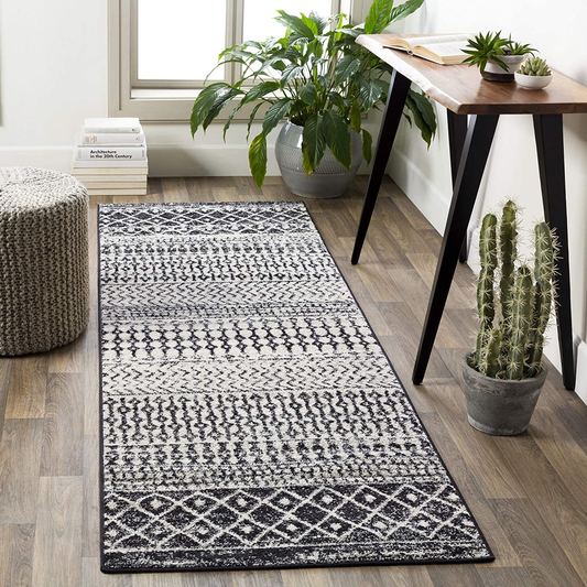 Artistic Weavers Chester Area Rug, 2'7" x 12', Black