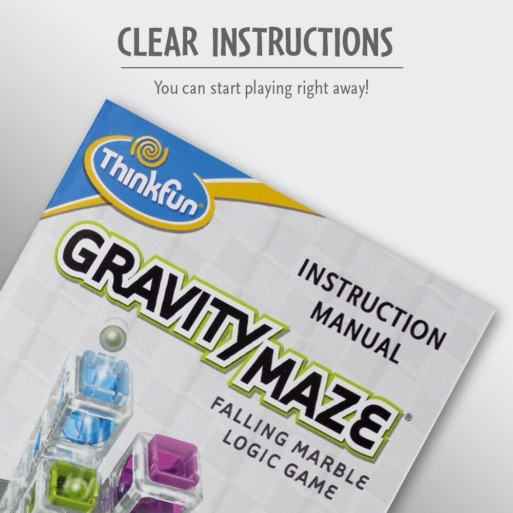 Think Fun Laser Maze (Class 1) Brain Game and STEM Toy for Boys and Girls Age 8 and Up – Award Winning and Mind Challenging Game for Kids (44001014)
