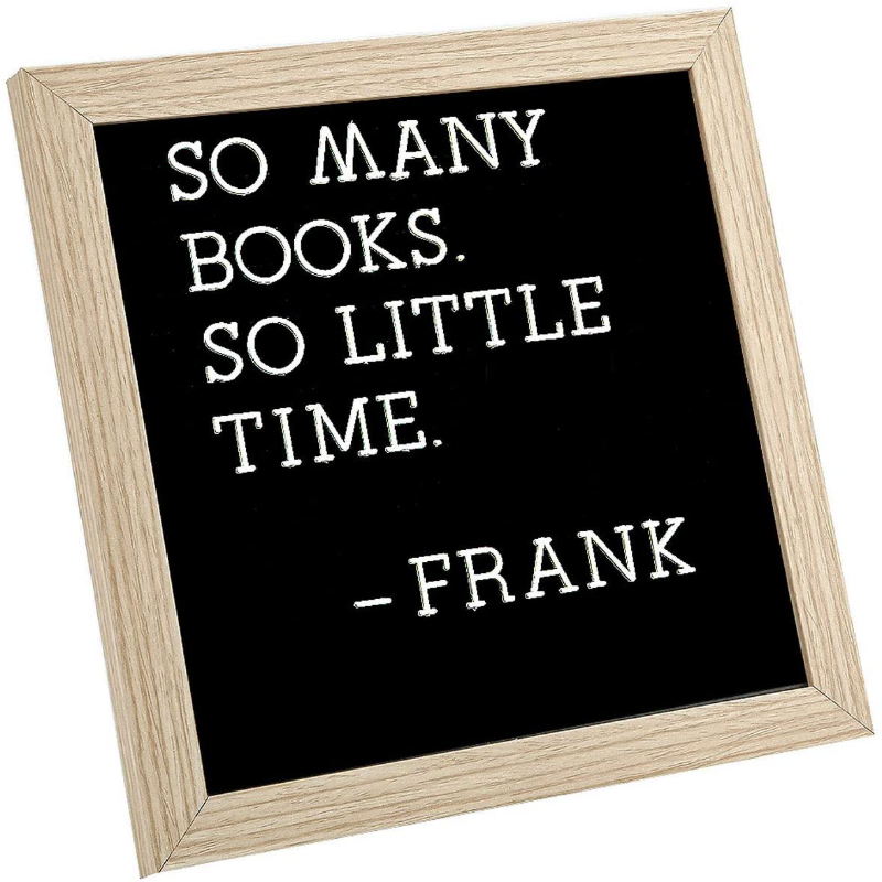 Changeable Wooden Message Board With Display Stand And Wall Mount