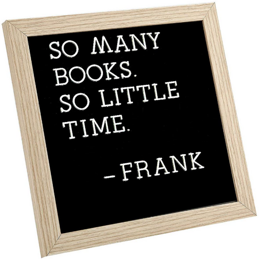 Changeable Wooden Message Board With Display Stand And Wall Mount