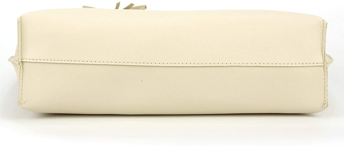 Women's Tote Bags Top Handle Satchel Handbags Faux Leather Tassel Shoulder Purse