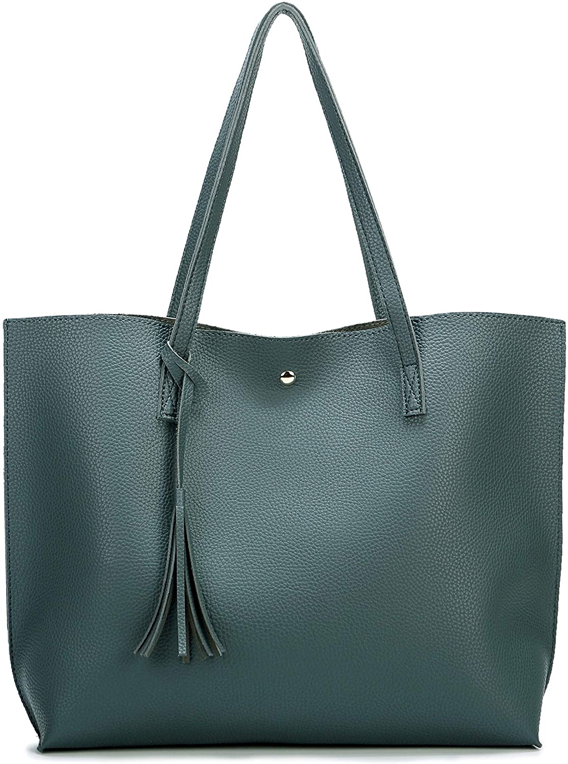 Women's Tote Bags Top Handle Satchel Handbags Faux Leather Tassel Shoulder Purse