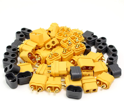 Amass 20 Pair XT60H Bullet Connector Plug Upgrated of XT60 Sheath Female & Male Gold Plated for RC Parts … … …