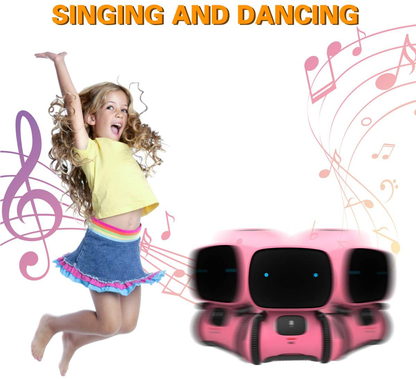 98K Kids Robot Toy, Smart Talking Robots, Gift for Boys and Girls Age 3+, Intelligent Partner and Teacher, with Voice Controlled and Touch Sensor, Singing, Dancing, Repeating