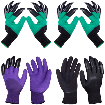 Garden Gloves with Claws for Women and Men outdoor Digging Planting Weeding Seed