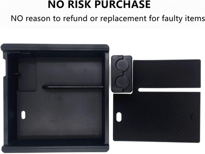  Accessories Center Console Tray Organizer Armrest Box Secondary Storage Compatible with Toyota Tacoma Fits for 2021 2020 2019 2018 2017 2016 Tacoma