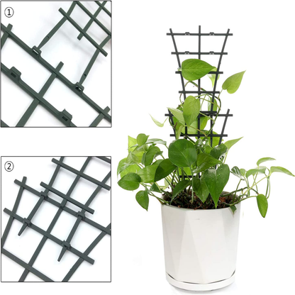12 Pcs Garden Mini Climbing Trellis for Potted Climbing Plants Vines