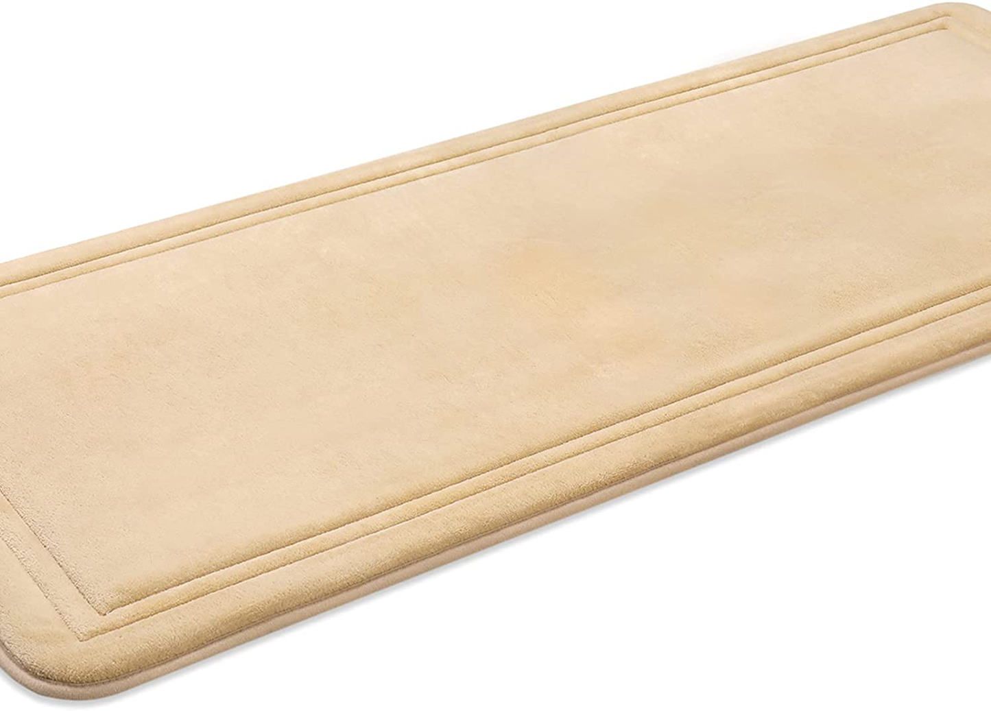 Memory Foam Bath Mat Non Slip Absorbent Super Cozy Velvet Bathroom Rug Carpet, Machine Washable